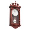 Grandfather Clock Vintage Pendulum Wall Clock 23.2 in with Quartz Movement