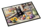 Decorating Easter German Shepherd Doormat Front Door Mat Indoor Outdoor Rugs for Entryway, Non Slip Washable Low Pile, 24H X 36W