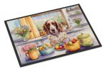 Decorating Easter English Setter Doormat Front Door Mat Indoor Outdoor Rugs for Entryway, Non Slip Washable Low Pile, 24H X 36W