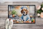NEW Beagle The Chef Doormat Front Door Mat Indoor Outdoor Rugs for Entryway, Non Slip Washable Low Pile, 18H X 27W