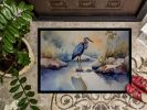 Blue Heron Doormat Front Door Mat Indoor Outdoor Rugs for Entryway, Non Slip Washable Low Pile, 24H X 36W